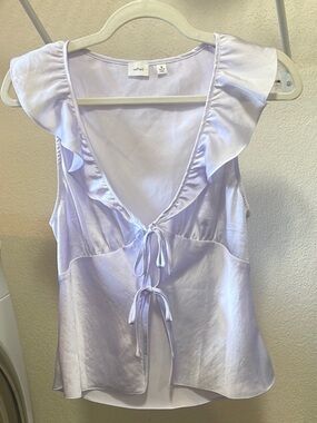 Aritzia Wilfred Tonka Satin Blouse